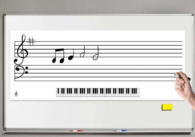 magnetic music board magnetna muzička tabla